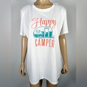 Life is Good Women’s NWT Size Extra Large XL Happy Camper Crusher Tee